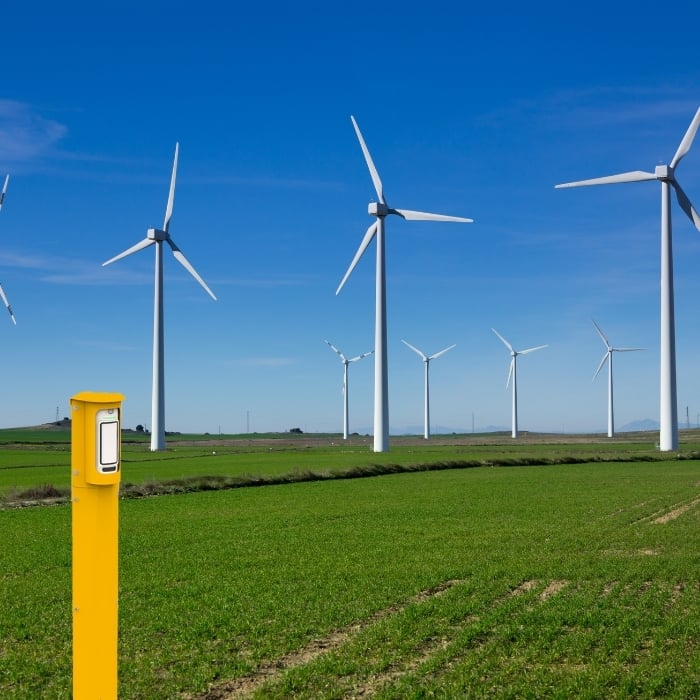 Wind farm security solutions from Circle UK Group